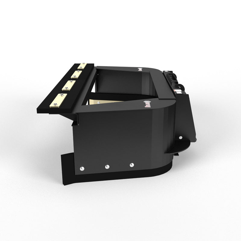 Virnig Rubber Manure Scraper Attachment | Model SMR Series | Widths 72" To 96" | Hydraulic Flow 15 To 25 GPM | For Skid Steer