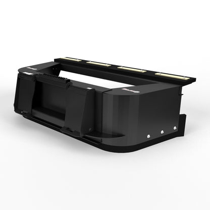 Virnig Rubber Manure Scraper Attachment | Model SMR Series | Widths 72" To 96" | Hydraulic Flow 15 To 25 GPM | For Skid Steer