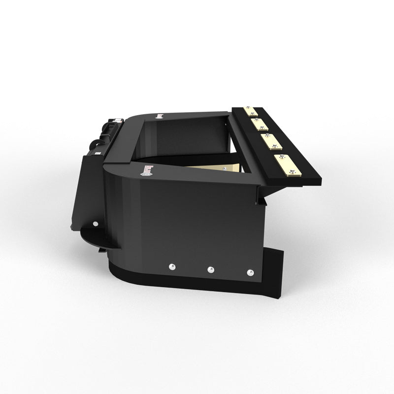 Virnig Rubber Manure Scraper Attachment | Model SMR Series | Widths 72" To 96" | Hydraulic Flow 15 To 25 GPM | For Skid Steer