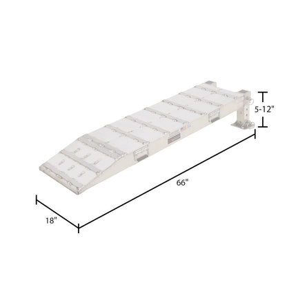 Heavy Duty Ramps Adjustable Wheel Risers | Model S-40-18-066-RISER | Size 66" L x 18" W | 23,500 lb. Capacity | Horsepower 23 HP | For Trailers & Loading Docks