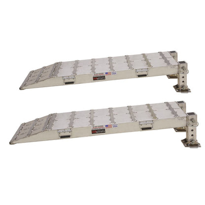 Heavy Duty Ramps Adjustable Wheel Risers | Model S-40-18-066-RISER | Size 66" L x 18" W | 23,500 lb. Capacity | Horsepower 23 HP | For Trailers & Loading Docks