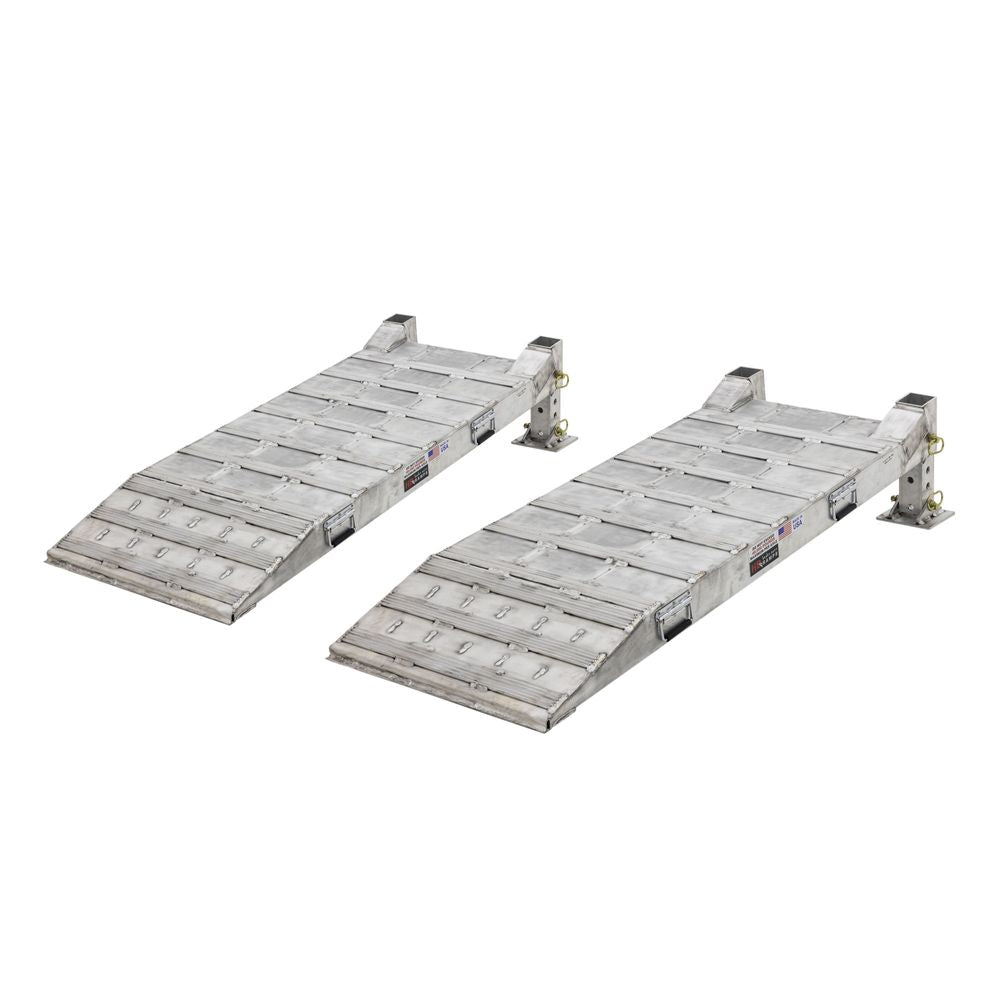 Heavy Duty Ramps Adjustable Wheel Riser | Model S-40-27-066-RISER | Size 66" L x 27" W | 40,000 lb Capacity | Horsepower 23 HP | For Dual-Wheel Trailers & Loading Docks