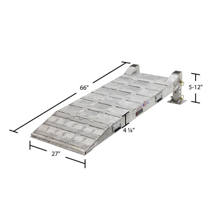 Heavy Duty Ramps Adjustable Wheel Riser | Model S-40-27-066-RISER | Size 66" L x 27" W | 40,000 lb Capacity | Horsepower 23 HP | For Dual-Wheel Trailers & Loading Docks
