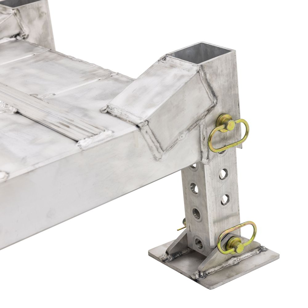 Heavy Duty Ramps Adjustable Wheel Risers | Model S-40-27-090-RISER | Size 90" L x 27" W | 40,000 lb Capacity | Horsepower 23+ HP | For Tandem Dual Wheels & Loading Docks