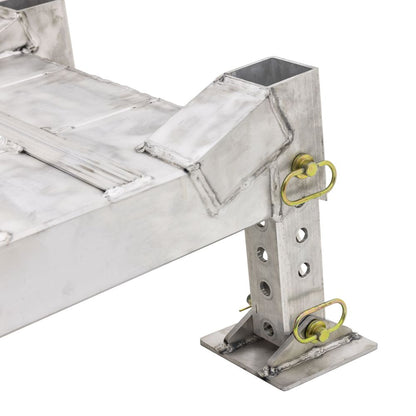 Heavy Duty Ramps Adjustable Wheel Risers | Model S-40-27-090-RISER | Size 90" L x 27" W | 40,000 lb Capacity | Horsepower 23+ HP | For Tandem Dual Wheels & Loading Docks