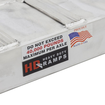Heavy Duty Ramps Adjustable Wheel Risers | Model S-40-27-090-RISER | Size 90" L x 27" W | 40,000 lb Capacity | Horsepower 23+ HP | For Tandem Dual Wheels & Loading Docks