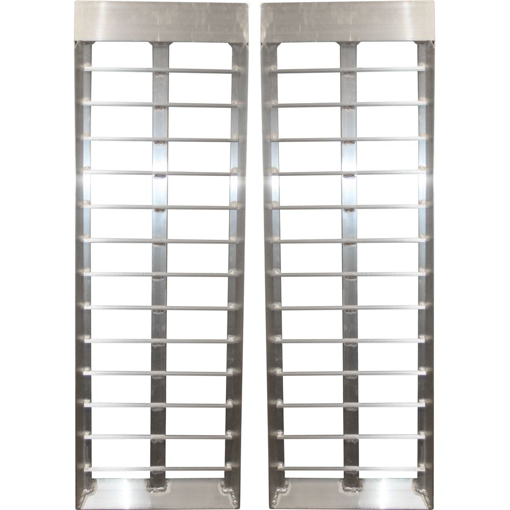 Black Widow Aluminum ATV UTV Trailer Ramps | Model S-4816-2000-2 | Size 4' L x 15.25" W | Capacity 2,000 lb | Horsepower 4 To 90+ HP | For ATV & UTV Loading