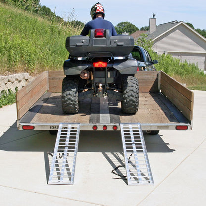 Black Widow ATV UTV Trailer Ramps | Model S-6012-2000-2 | Size 5' L x 11.5" W | Capacity 2,000 lb. | Horsepower 4 To 90+ HP | For ATVs, UTVs & Trailers