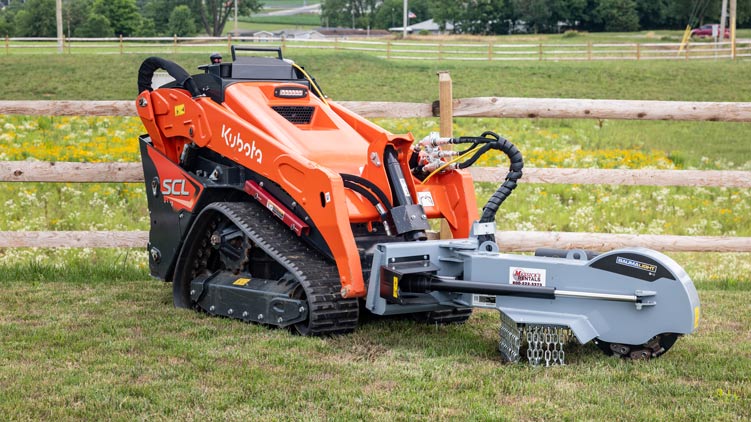 Baumalight Stump Grinder | Model S14, S16 & S18 | Rotor Size 18" To 24" | Hydraulic Flow Range 10 To 22 GPM | For Mini Skid Steer