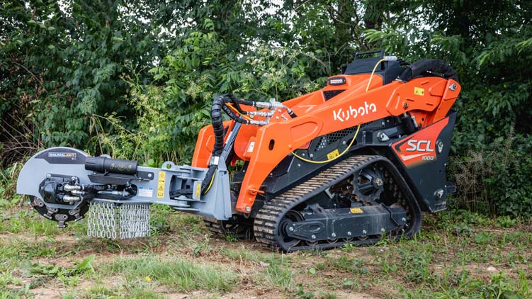 Baumalight Stump Grinder | Model S14, S16 & S18 | Rotor Size 18" To 24" | Hydraulic Flow Range 10 To 22 GPM | For Mini Skid Steer