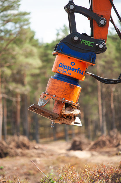 Dipperfox Stump Crushers | Model SC850 | Capacity 14-30 Ton | For Excavator