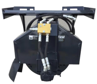 Brushfox Skid Steer Stump Grinder | Mini (Low Flow), Standard Flow & High Flow  | 1030 GPM | For Skid Steers