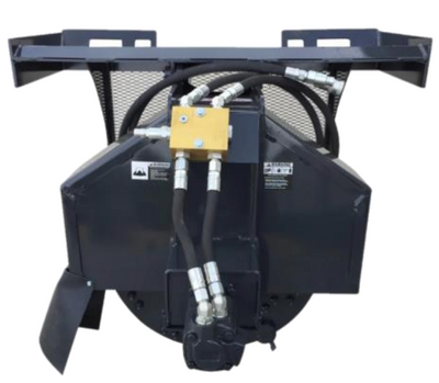 Brushfox Skid Steer Stump Grinder | Mini (Low Flow), Standard Flow & High Flow  | 1030 GPM | For Skid Steers