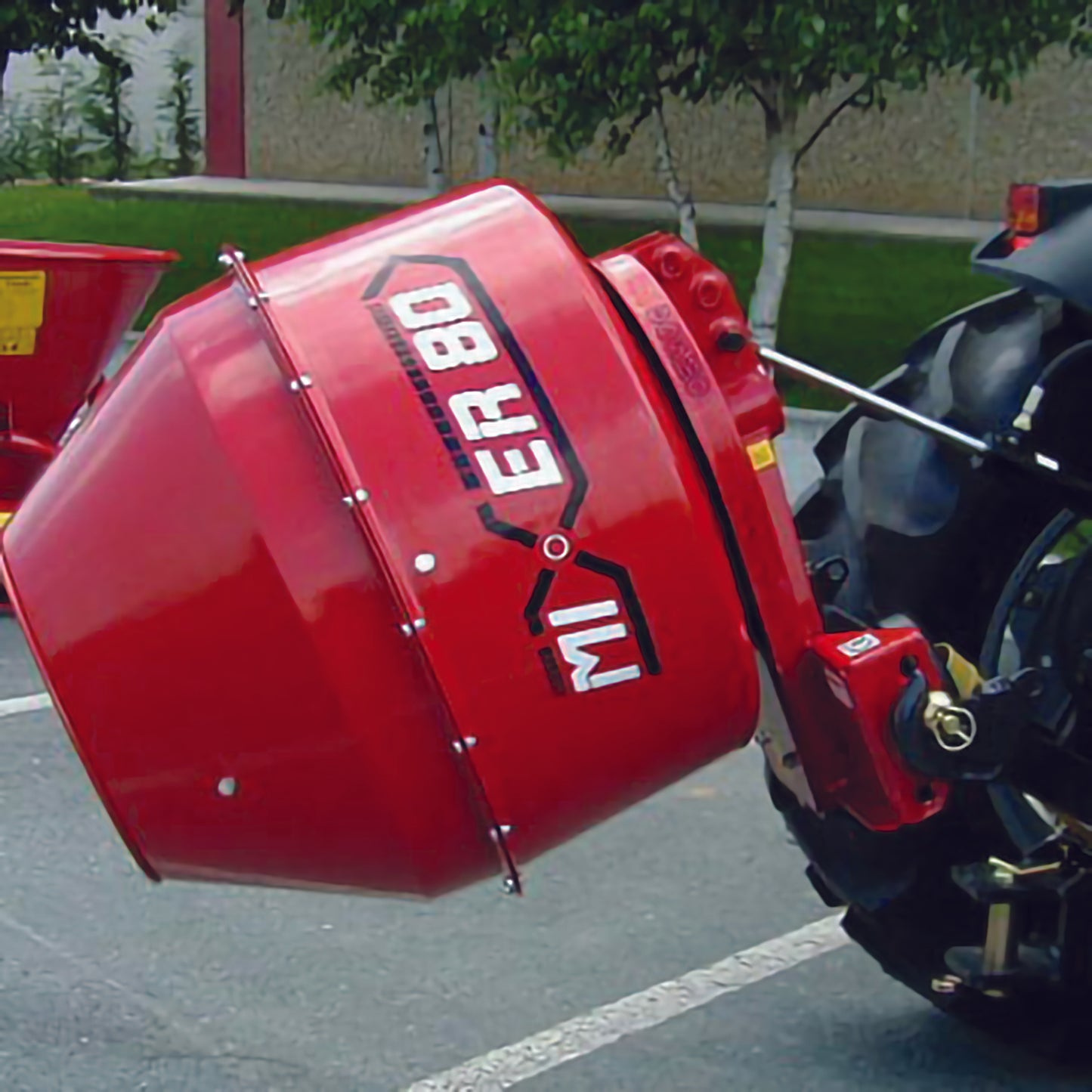 Sundown Cement Mixer 3-Point Hitch | Model 80-320 | 71 Gallon Capacity | 20 HP | For Tractor