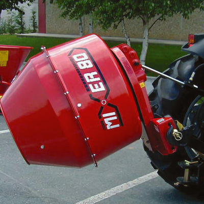 Sundown Cement Mixer 3-Point Hitch | Model 80-320 | 71 Gallon Capacity | 20 HP | For Tractor