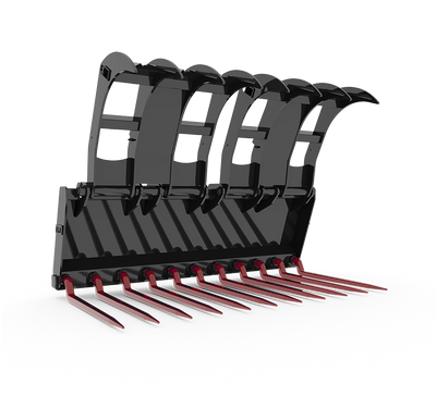 HLA Attachment Debris Brush Grapple Less Loader Mount | Model Grapple 66 To 96 | 66