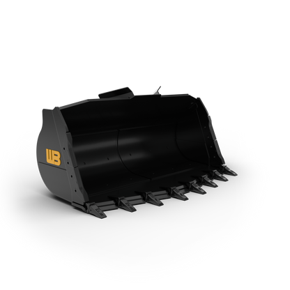 Werk-Brau Severe Duty Loader Rock Bucket | Width 100"–144" | 2–10 Cu Yd | 20–40 GPM | For Wheel Loaders