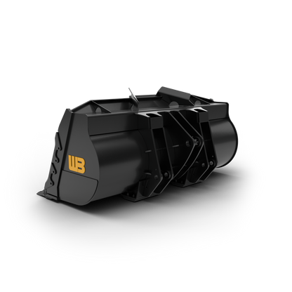 Werk-Brau Severe Duty Loader Rock Bucket | Width 100"–144" | 2–10 Cu Yd | 20–40 GPM | For Wheel Loaders