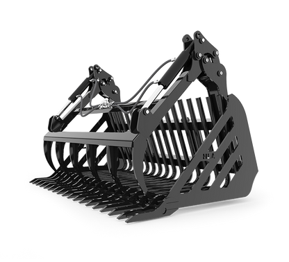 HLA ATTACHMENT 77, 84, 90, 92, 94" HD/STONE FORK WITH GRAPPLE LESS MOUNT FOR TRACTOR