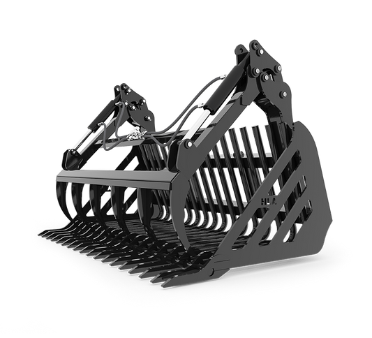 HLA ATTACHMENT 77, 84, 90, 92, 94" HD/STONE FORK WITH GRAPPLE LESS MOUNT FOR TRACTOR