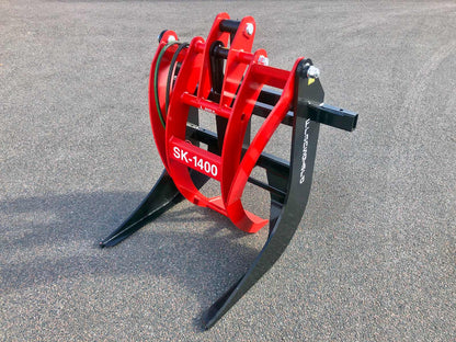 Fransgard Forestry Grapple | Model SK-950 & SK-1400 | Grapple Opening 44" & 57" | 25-60 HP | 5-15 GPM | For Skid Steers & Tractors