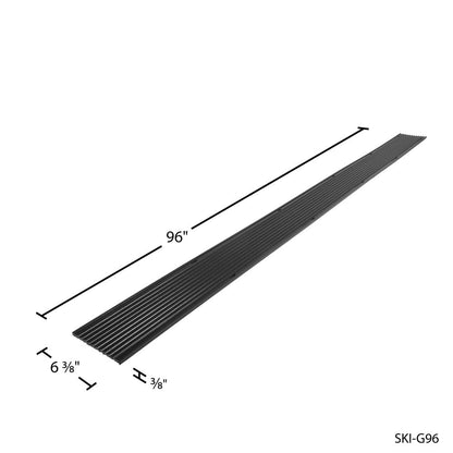Black Widow Black Ice Snowmobile Ski Guides | Models SKI-G60 & SKI-G96 | 5' & 8' Lengths | Durable HDPE | Horsepower 4 To 90+ HP | For Truck & Trailer Snowmobile Transport