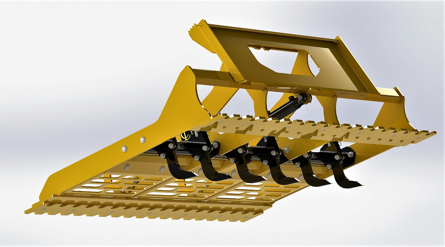CL Fabrication Land Leveler | Width 60"-93" inches | For Skid Steer Loaders