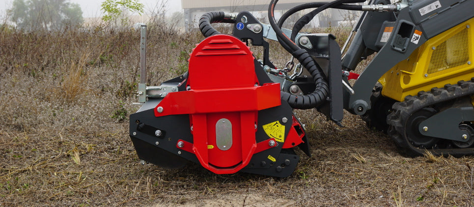 Seppi | Forestry Mulcher + Flail Mower | Knives + Carbides RC Remote Control Carrier | MAX50 + SMWA 155 | 66" Overall Width | Hydraulic Flow 26 To 28 GPM | For Skid Steers