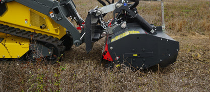 Seppi | Forestry Mulcher + Flail Mower | Knives + Carbides RC Remote Control Carrier | MAX50 + SMWA 155 | 66" Overall Width | Hydraulic Flow 26 To 28 GPM | For Skid Steers