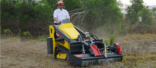 Seppi | Flail Mulcher | Model SMWA 200 | Working Width 79" Inches | Hydraulic Flow 16 To 40 GPM | For Mini & Compact Track Loaders