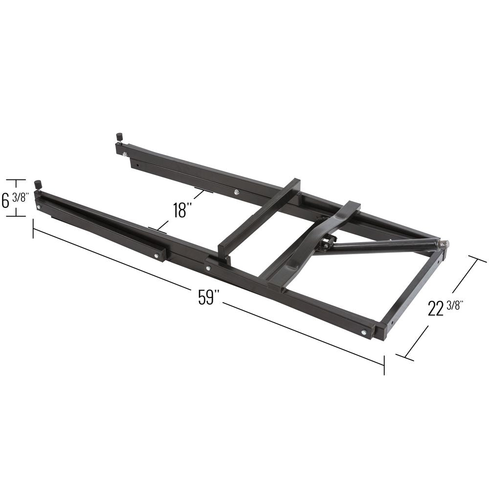 Black Widow Black Ice Snowmobile Lift | Model SNO-1508 | Lift Height 25" | Capacity 700 lb | For Snowmobile Maintenance & Storage