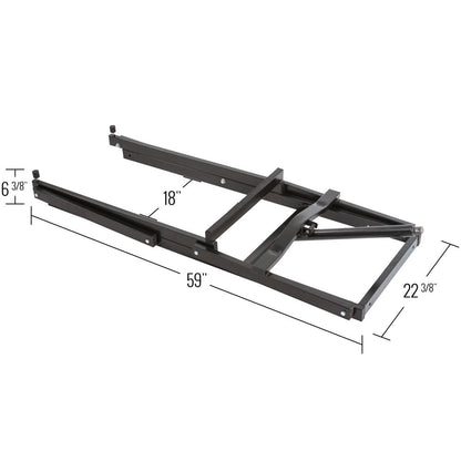 Black Widow Black Ice Snowmobile Lift | Model SNO-1508 | Lift Height 25" | Capacity 700 lb | For Snowmobile Maintenance & Storage