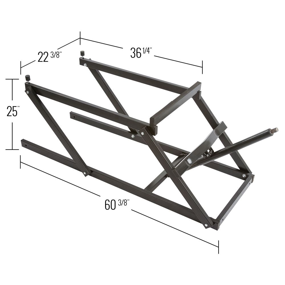 Black Widow Black Ice Snowmobile Lift | Model SNO-1508 | Lift Height 25" | Capacity 700 lb | For Snowmobile Maintenance & Storage