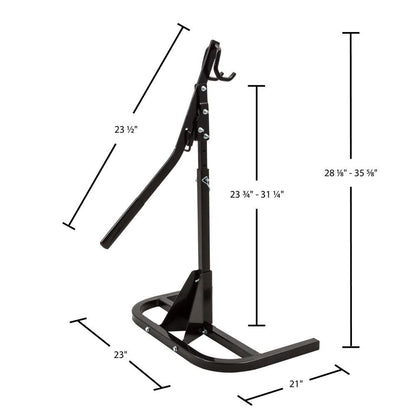 Black Widow Black Ice Heavy-Duty Snowmobile Track Stand & Lift | Model SNO-1512 | Base Size 23" x 21" | Capacity 600 lb | For Most Snowmobiles