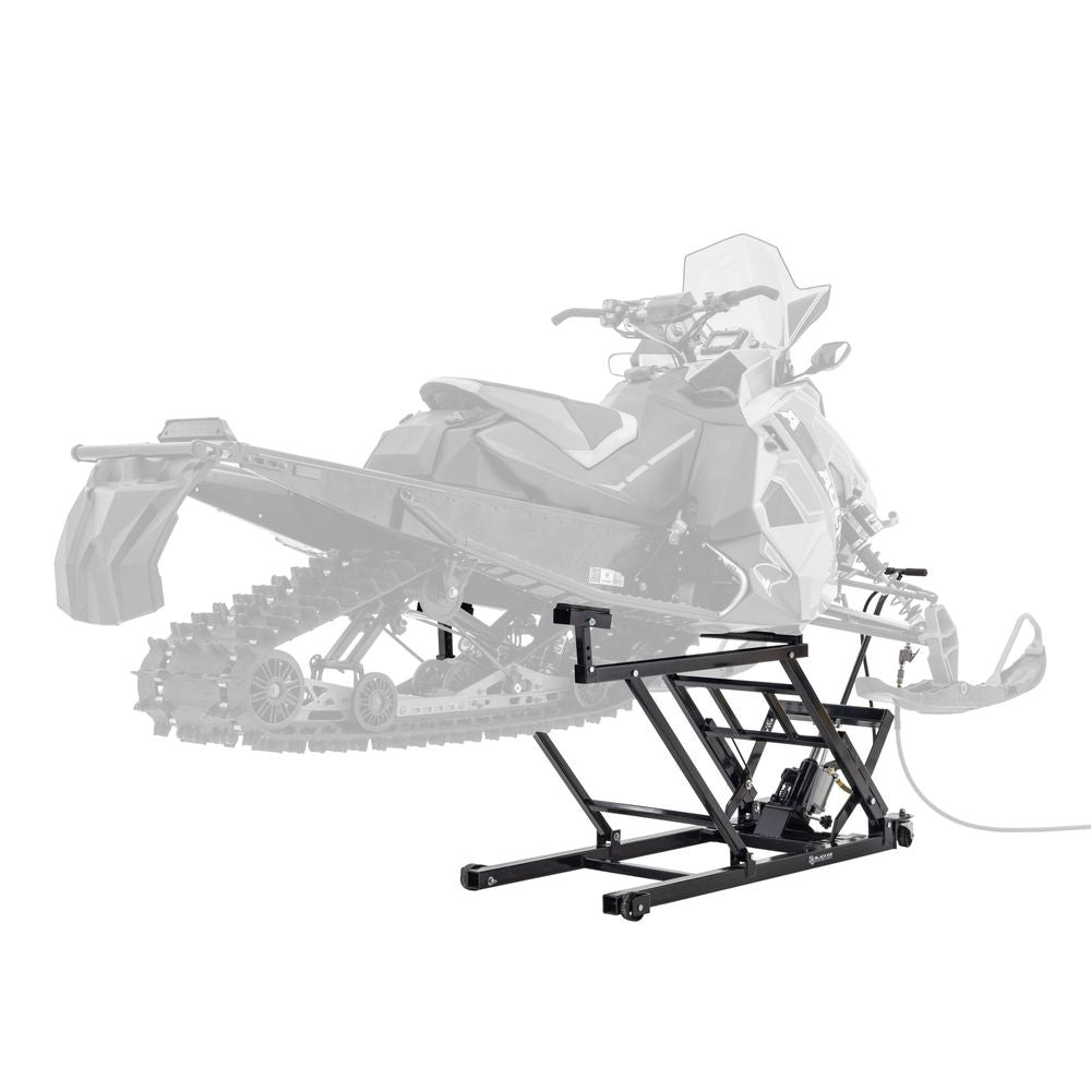 Black Widow Black Ice Air & Hydraulic Snowmobile Lift | Model SNO-5100A | Width 24.75" | 32.5" Max Lift Height | 750 lb. Capacity | For Snowmobile
