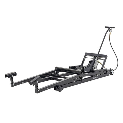 Black Widow Black Ice Air & Hydraulic Snowmobile Lift | Model SNO-5100A | Width 24.75" | 32.5" Max Lift Height | 750 lb. Capacity | For Snowmobile