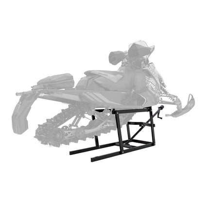 Black Widow Black Ice Deluxe Snowmobile Lift & Work Stand | Model SNO-6014 | Platform Size 75.5" x 23.5" | Capacity 700 lb | For Most Snowmobiles