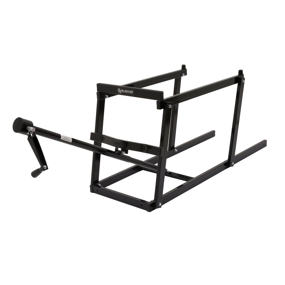 Black Widow Black Ice Deluxe Snowmobile Lift & Work Stand | Model SNO-6014 | Platform Size 75.5" x 23.5" | Capacity 700 lb | For Most Snowmobiles