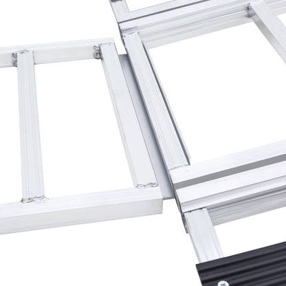 Black Widow Black Ice Folding Snowmobile Ramp Extension | Models SNO-6018-EXT & SNO-6018-EXT-S | 17.5" Wide | 800 lb Capacity | Horsepower 4 To 90+ HP | For Black Ice Snowmobile & ATV Ramps