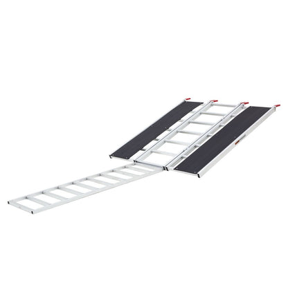 Black Widow Black Ice Folding Snowmobile Trailer Ramp System | Models SNO-6054 Series | Size 54" Wide | Capacity 1,500 lb | Horsepower 4 To 90+ HP | For Snowmobiles & Trailers