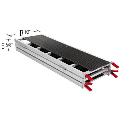 Black Widow Black Ice Folding Snowmobile Trailer Ramp System | Models SNO-6054 Series | Size 54" Wide | Capacity 1,500 lb | Horsepower 4 To 90+ HP | For Snowmobiles & Trailers