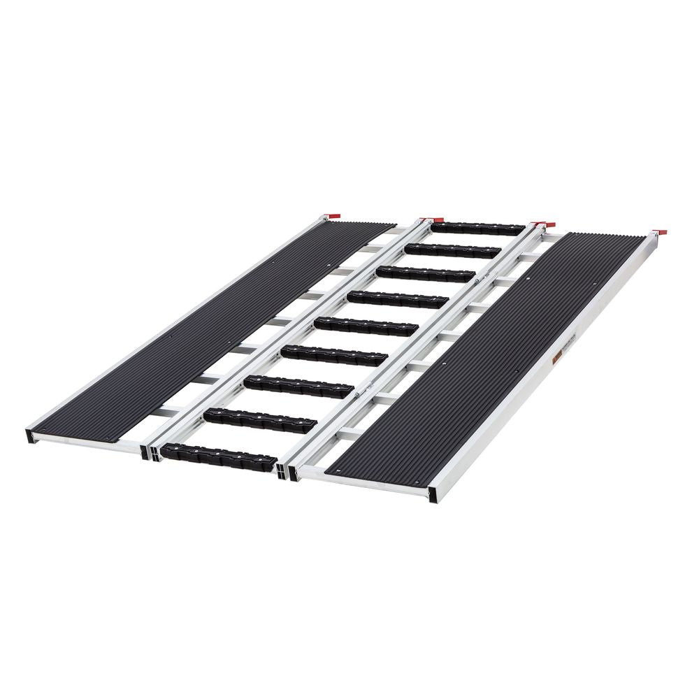 Black Widow Black Ice Folding Snowmobile Ramp | Model SNO-7754-HDXW-S | 54" Width | 1,500 lb Capacity | For Snowmobiles, Carbide Skis & Studded Tracks