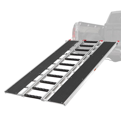 Black Widow Black Ice Folding Snowmobile Ramp | Size 7'10" L x 54" W | 1,500 lb Capacity | Horsepower 4 To 90+ HP | For Snowmobiles & ATVs