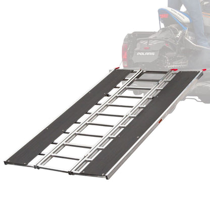 Black Widow Black Ice Folding Snowmobile Ramp | Size 7'10" L x 54" W | 1,500 lb Capacity | Horsepower 4 To 90+ HP | For Snowmobiles & ATVs