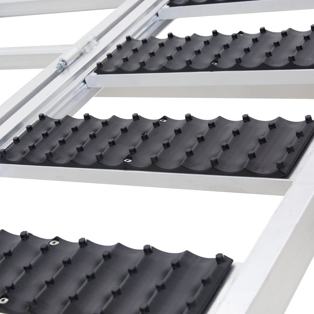 Black Widow Black Ice Folding Snowmobile & ATV Loading Ramp | Model SNO-ATV-9454-EXT | Wide 54" | Capacity 1,500 lb | For Snowmobiles, ATVs & UTV Transport