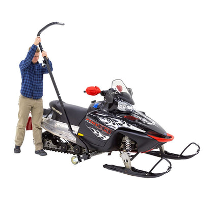 Black Widow Black Ice Snowmobile Dolly | Model SNO-DOLLY | Width 46.25" | 1,500 lb Capacity | Folds to 83.25" x 20.325" x 10" | For Snowmobile