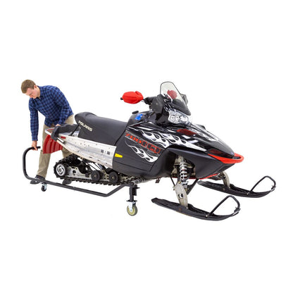 Black Widow Black Ice Snowmobile Dolly | Model SNO-DOLLY | Width 46.25" | 1,500 lb Capacity | Folds to 83.25" x 20.325" x 10" | For Snowmobile