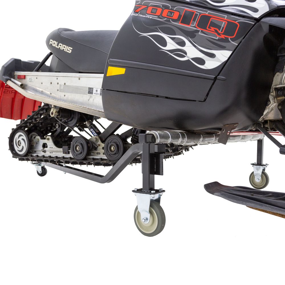 Black Widow Black Ice Snowmobile Dolly | Model SNO-DOLLY | Width 46.25" | 1,500 lb Capacity | Folds to 83.25" x 20.325" x 10" | For Snowmobile