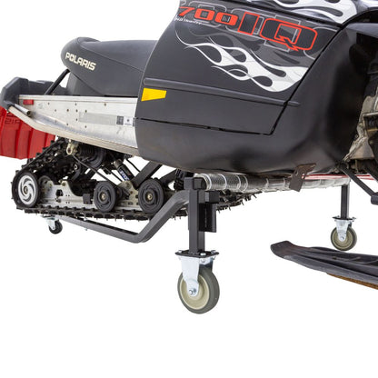 Black Widow Black Ice Snowmobile Dolly | Model SNO-DOLLY | Width 46.25" | 1,500 lb Capacity | Folds to 83.25" x 20.325" x 10" | For Snowmobile