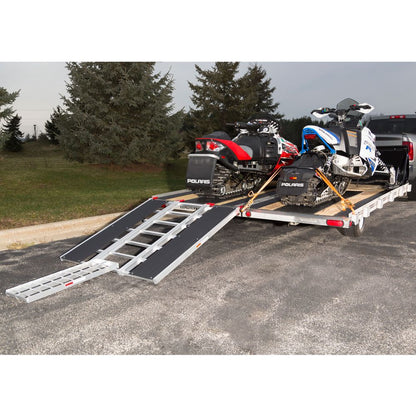 Black Widow Black Ice Deluxe Double Snowmobile Trailer Accessory Kit | Model SNO-TK-DDS | 105" Wide | For Snowmobile Loading